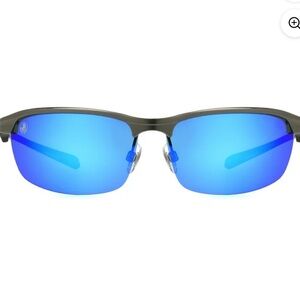 Body Glove Mens Blade Silver Adult Sunglasseses